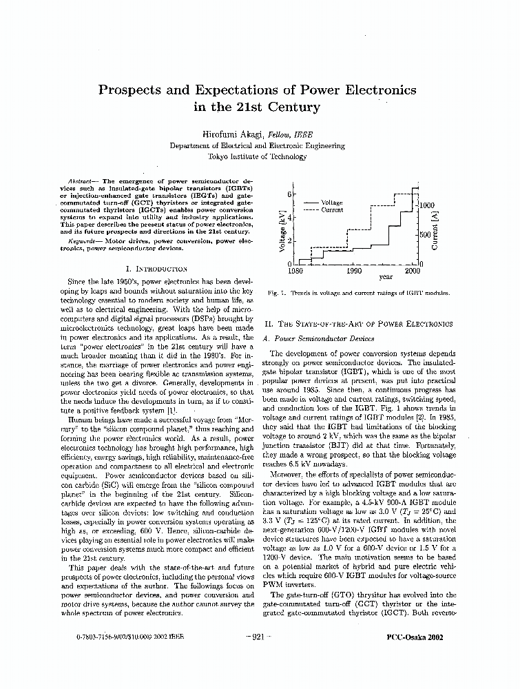 Power Conversion Conference, Osaka 2002 Japan) Power Conversion Conference (2002 : Osaka