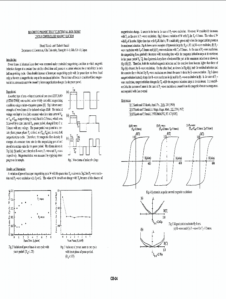 Properties of Electrical iron Sheet under controlled