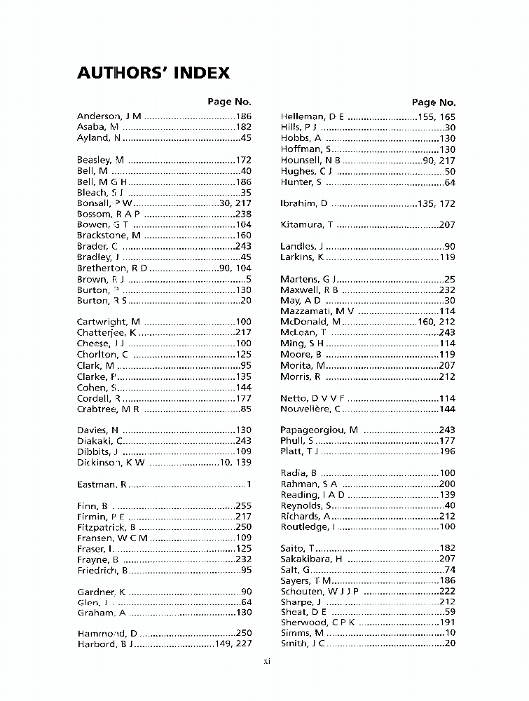 Author's Index | IET Conference Publication | IEEE Xplore