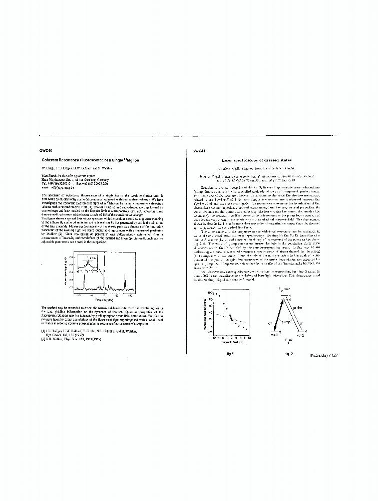 Laser spectroscopy of dressed states IEEE Conference Publication