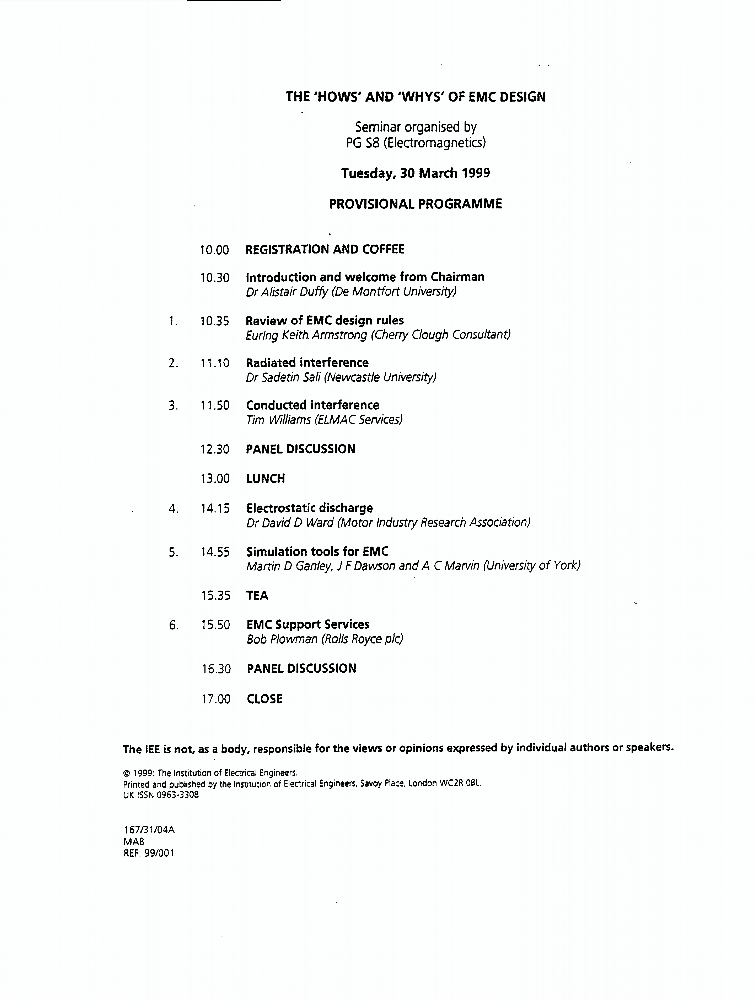 The Hows and Whys of EMC design IET Conference Publication IEEE Xplore