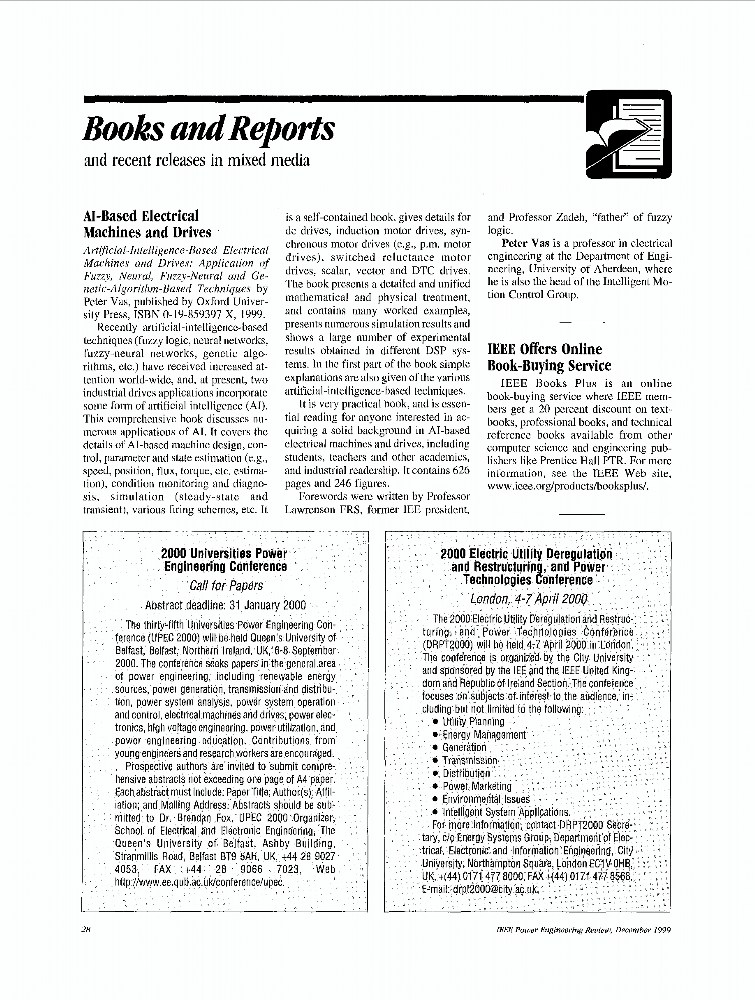 Albased electrical machines and drives [Book Review] IEEE Journals