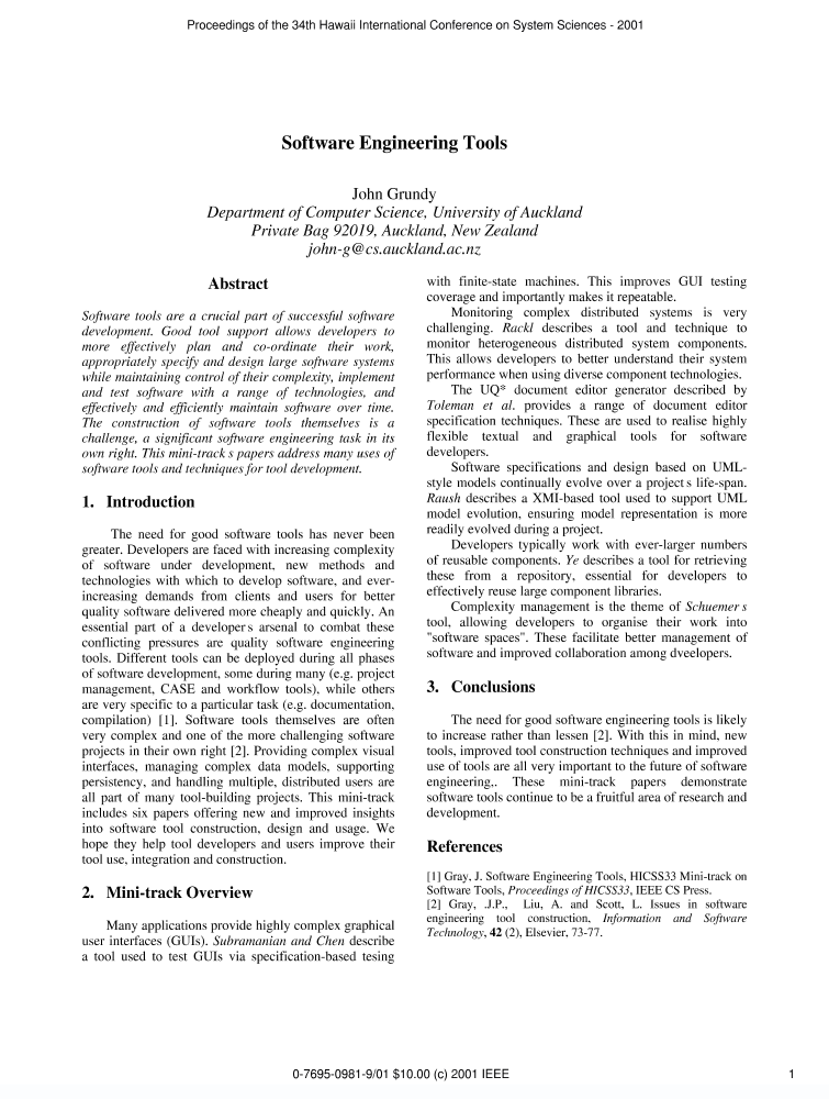 ieee software engineering research papers pdf