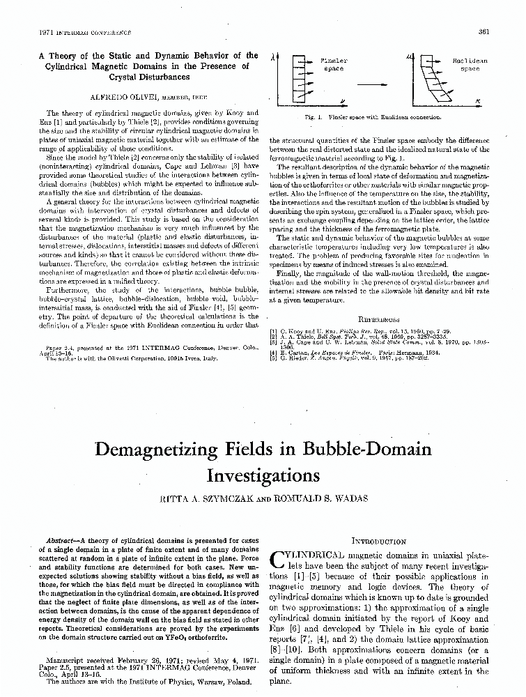 a-theory-of-the-static-and-dynamic-behavior-of-the-cylindrical-magnetic