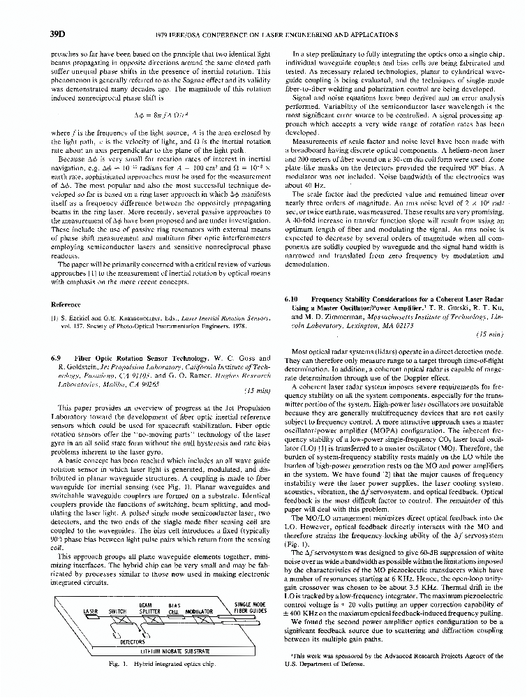 Frequency stability considerations for a coherent laser radar using a