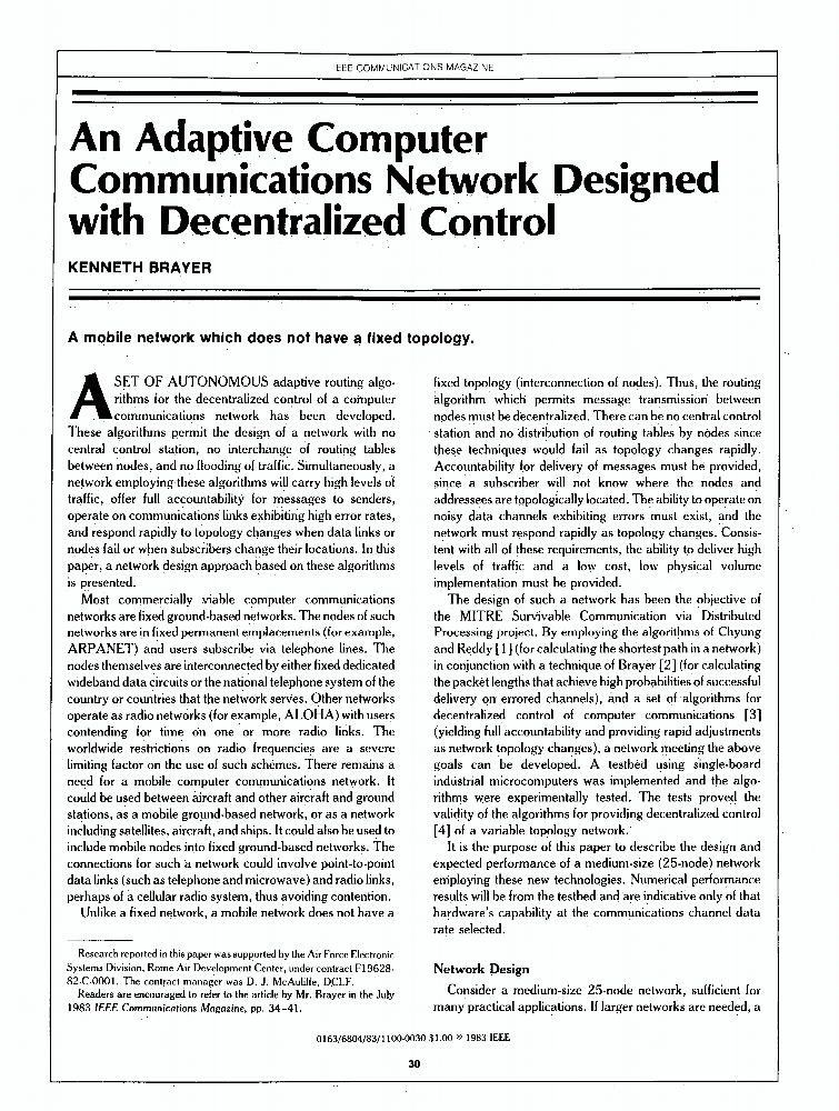 ieee research papers computer network