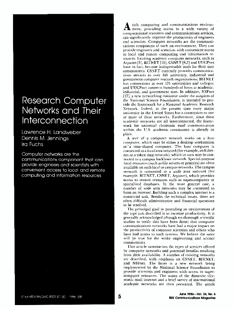 computer network ieee research papers