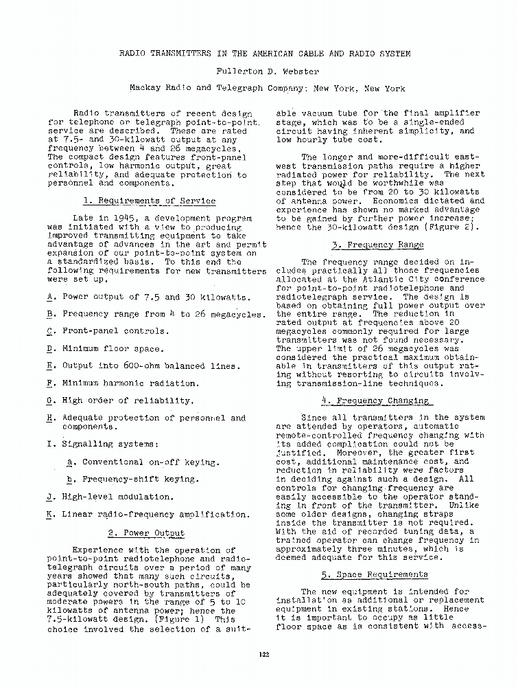 Radio Transmitters in the American Cable and Radio System IEEE Journals & Magazine IEEE Xplore