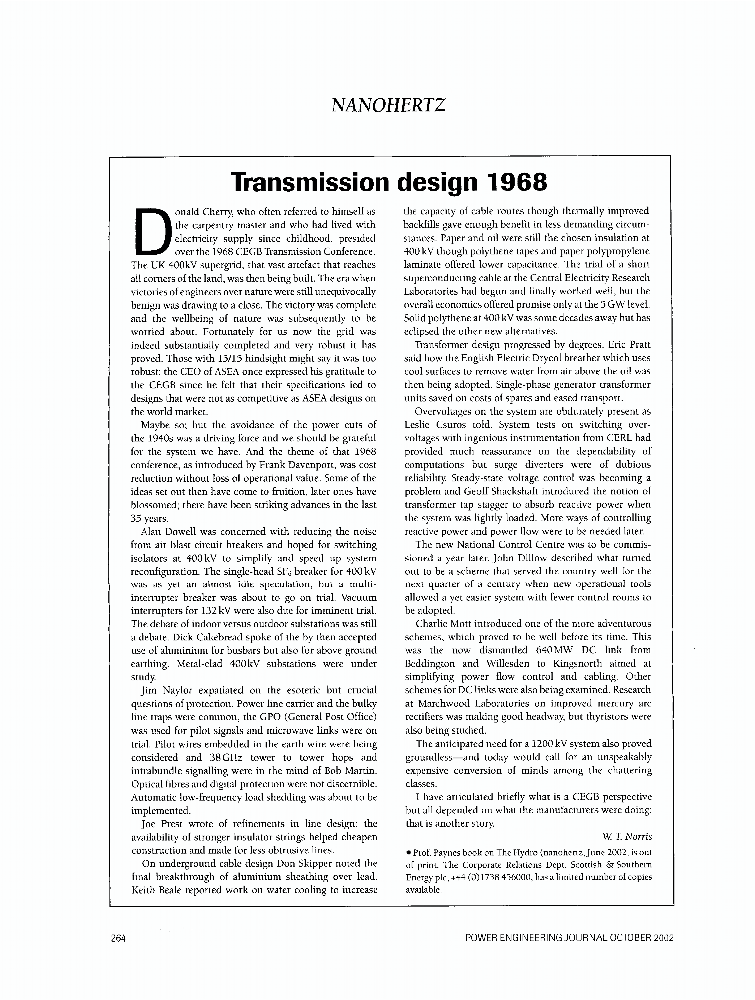Transmission design 1968 IET Journals & Magazine IEEE Xplore