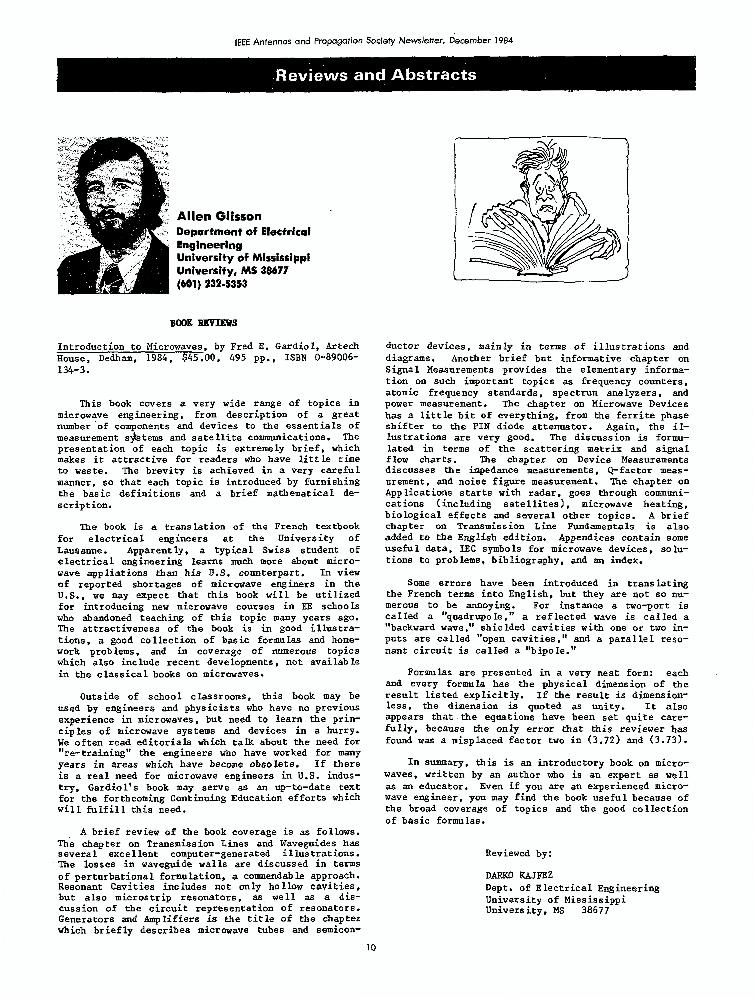Book reviews Introduction to microwaves IEEE Journals & Magazine