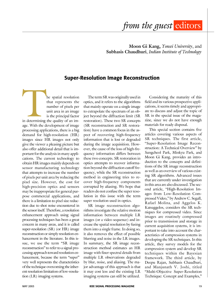 ieee research papers on image restoration