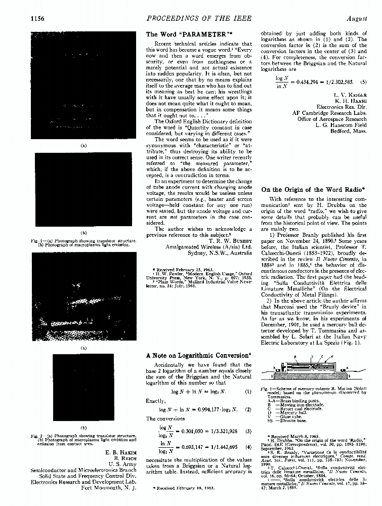 On the origin of the word radio IEEE Journals & Magazine IEEE Xplore