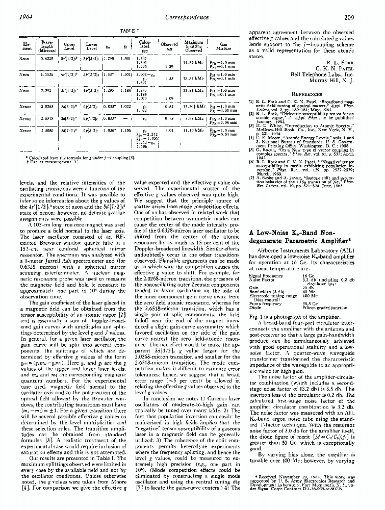 A lownoise Kuband nondegenerate parametric amplifier IEEE Journals