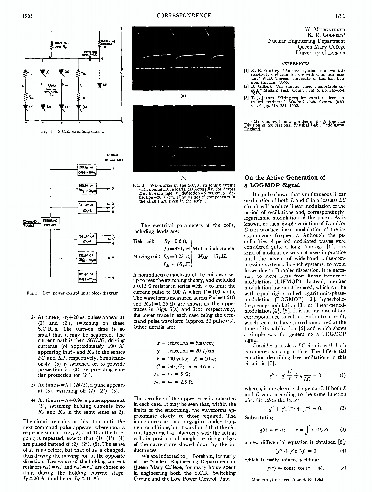 On the active generation of a LOGMOP signal IEEE Journals & Magazine