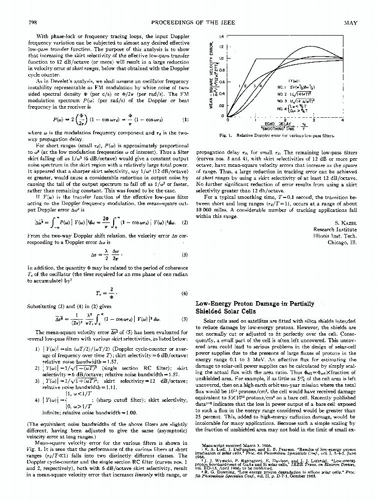 Lowenergy proton damage in partially shielded solar cells IEEE