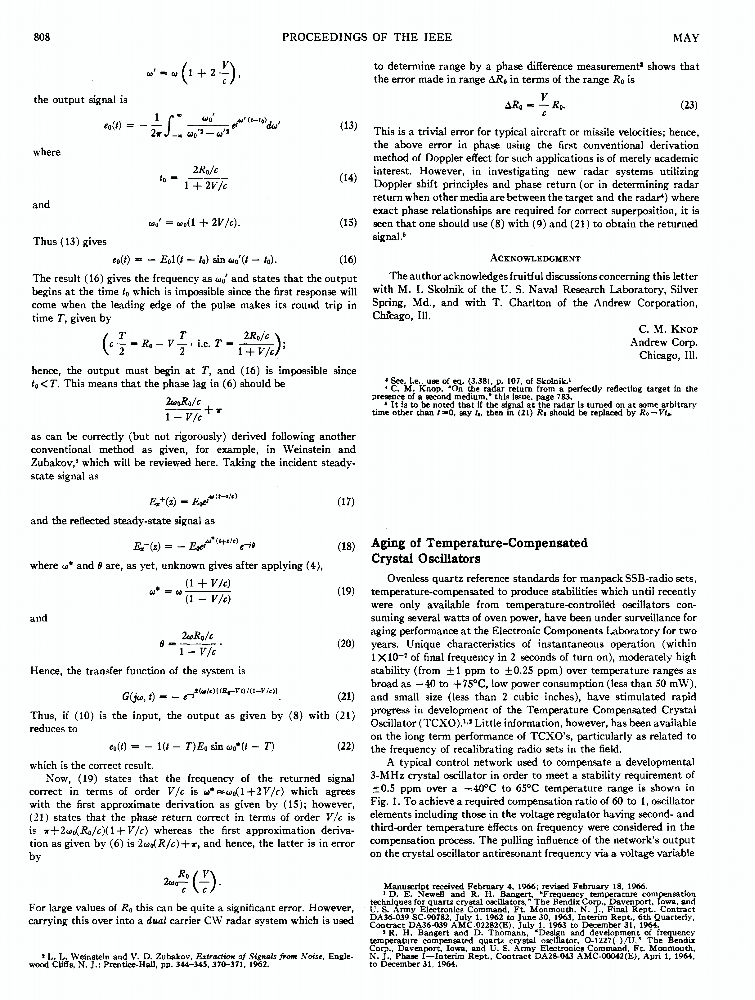 Aging of crystal oscillators IEEE Journals & Magazine IEEE Xplore