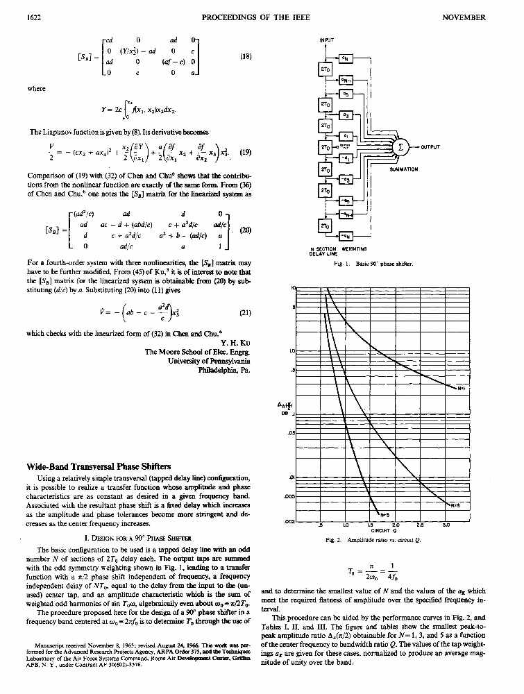 Wideband transversal phase shifters IEEE Journals & Magazine IEEE