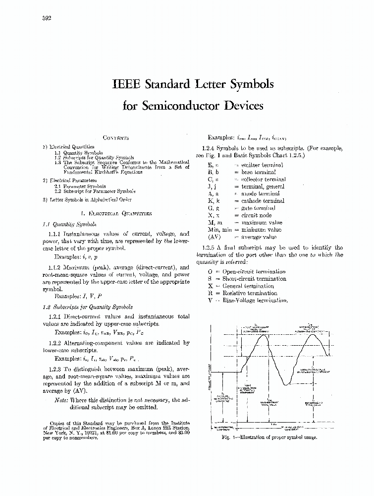 IEEE standard letter symbols for semiconductor devices | IEEE Journals ...