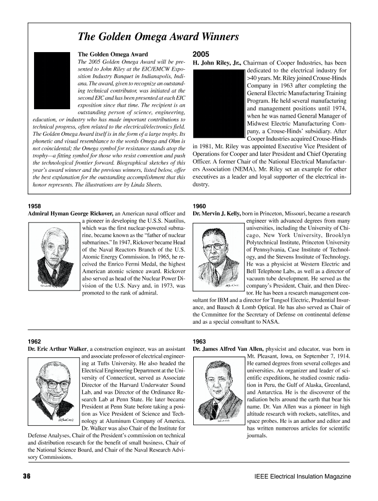 The golden omega award winners IEEE Journals & Magazine IEEE Xplore