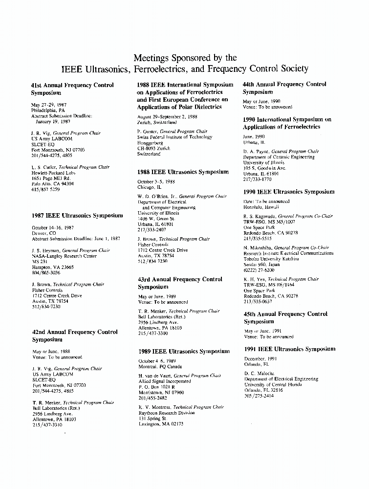 End Matter Ieee Journals Magazine