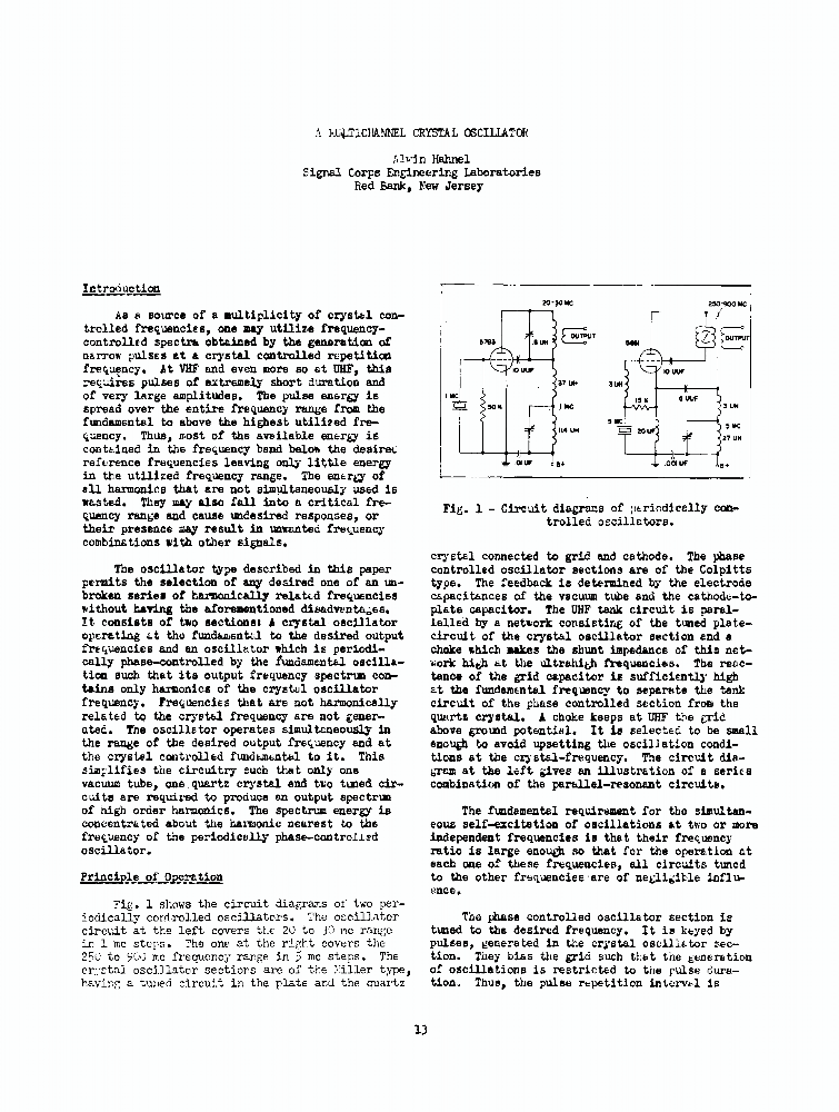 A multichannel crystal oscillator IEEE Journals & Magazine IEEE Xplore