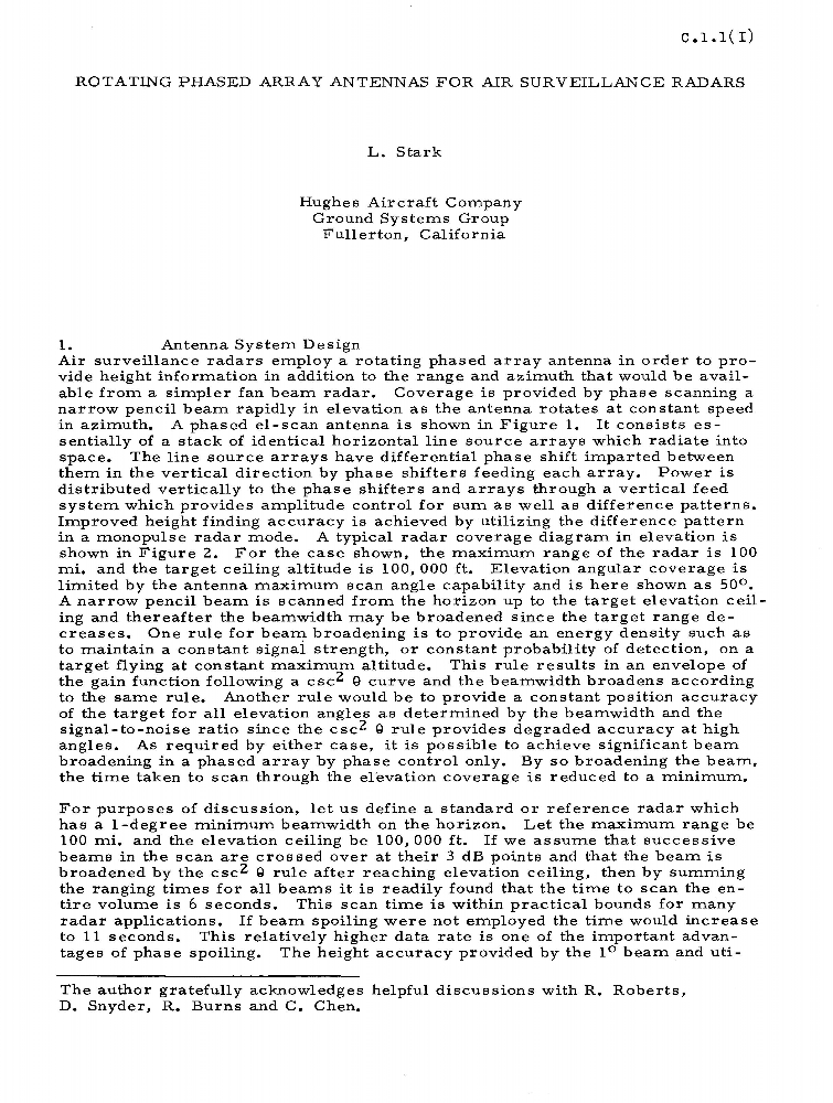 Rotating Phased Array Antennas for Air Surveillance Radars IEEE