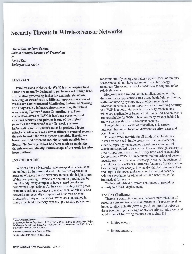ieee research paper on network security
