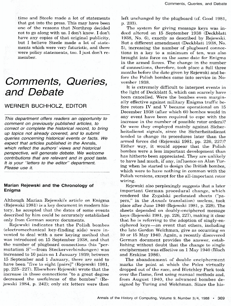 Article Query Example For Magazine Comments, queries, and debate | IEEE Journals & Magazine | IEEE Xplore
