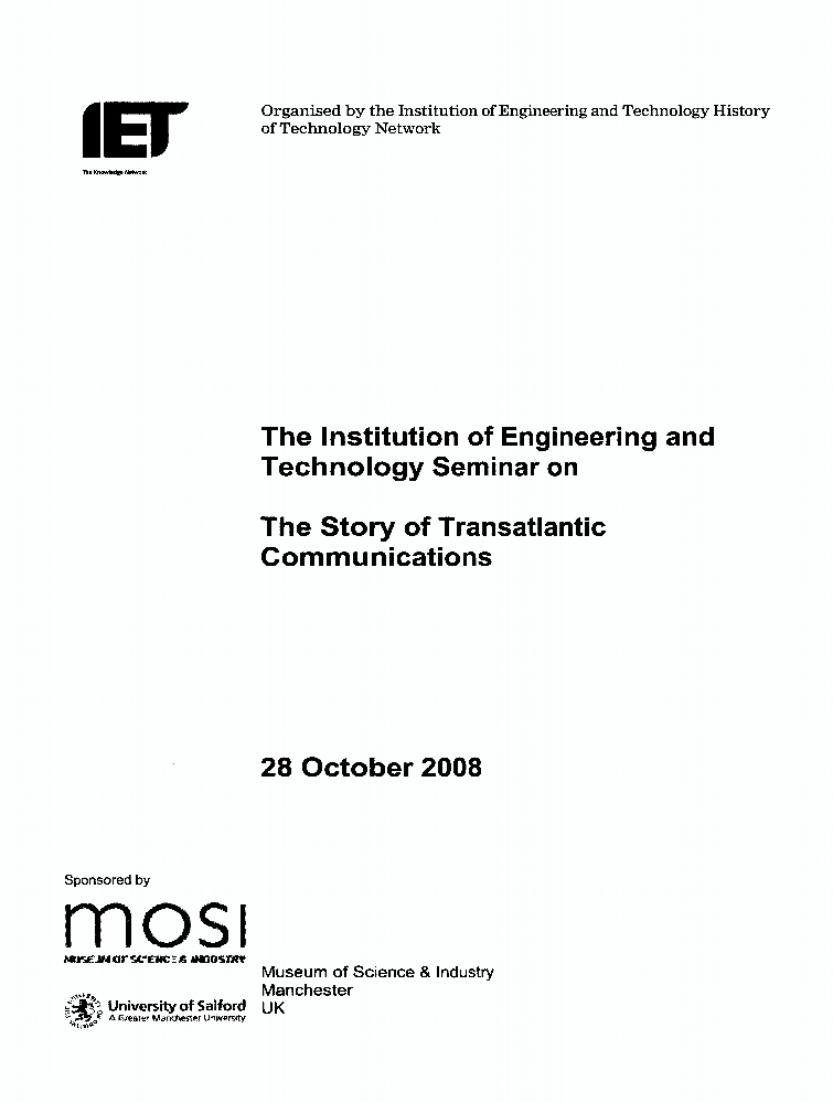 Title page IET Conference Publication IEEE Xplore