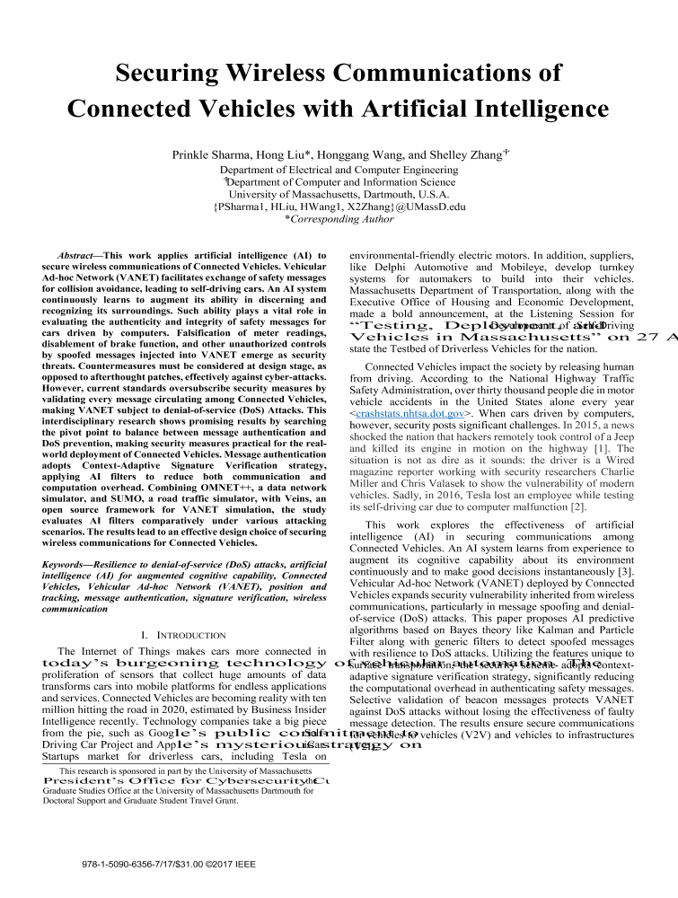 ieee research paper artificial intelligence